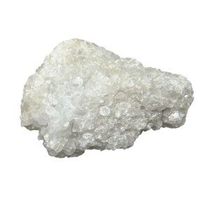 White Quartz Crystal Cluster Mineral Specimen For Collectors Or Decor READ